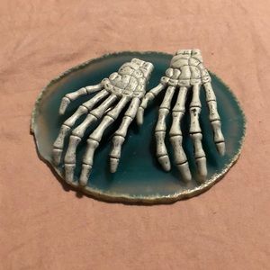Skeleton Hand Hair Clips
